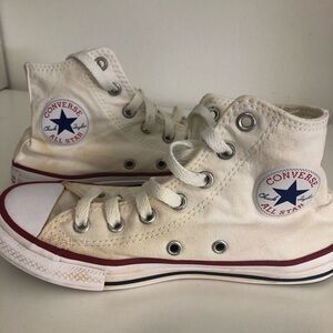 Converse White High Top Sneakers